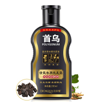 泊泉雅清爽去屑洗发露首乌黑发洗发水乳液 持久清爽控油止痒保湿滋润顺滑天然脱发毛躁男士女士正品 1瓶(200ml)