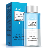 (买2件赠卸妆棉)泊泉雅净颜柔润卸妆液深层清洁清爽温和不刺激眼部脸部彩妆卸妆水