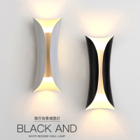 北欧电视背景墙壁灯简约创意餐厅客厅卧室床头过道酒店后现代壁灯