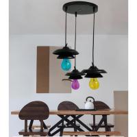 北欧餐厅吊灯三头led餐桌灯创意个性饭厅灯现代简约铁艺吧台吊灯