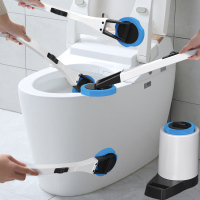 一次性马桶刷套装卫生间清洁无死角家用神器可抛替换头洗厕所刷子