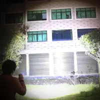 小手电筒强光可充电式超亮多功能小型户外5000迷你便携学生灯家用