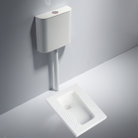 德国陶瓷水箱家用蹲便器卫生间节能冲水箱蹲坑公厕冲厕所蹲便水箱