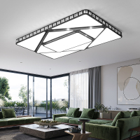 客厅灯2020年新款简约现代大气灯具大厅大灯吸顶灯长方形家用吊灯