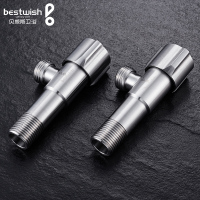 贝威斯精品三角阀加长型加厚水阀开关 304不锈钢家用冷热止水阀门