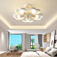 吸顶灯led水晶婚房卧室灯简约现代客厅灯创意儿童房温馨餐厅灯具