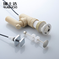 洗脸盆自动提拉下水器排水管洗手盆洗面盆池弹跳式拉线配件下水器