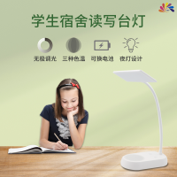 充插两用式护眼学习阅读台灯家庭学校便携式led卧室床头灯