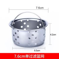 水槽水池洗碗池配件提篮菜盆厨房下水器盖子塞子过滤堵水盖漏斗|7.6cm提篮