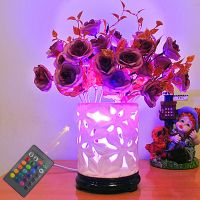 生日礼物喂奶led创意装饰小夜灯床头灯遥控卧室温馨浪漫陶瓷台灯