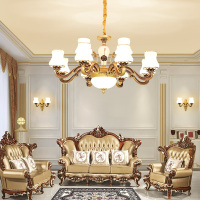 欧式吊灯客厅灯2020年新款简约现代大气奢华别墅大厅餐厅卧室大灯