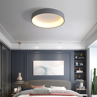 北欧吸顶灯卧室灯简约现代房间灯圆形led客厅灯家用书房餐厅灯具