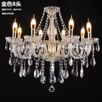 欧式吊灯客厅水晶灯家用温馨大气卧室餐厅蜡烛水晶吊灯led灯具
