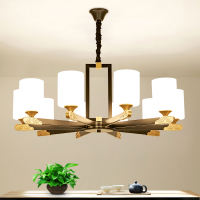 新中式客厅吊灯大气中国风餐厅灯具现代简约酒店别墅工程大厅吊灯