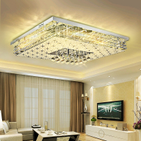 客厅灯2020年新款大厅灯具大气简约现代轻奢水晶灯家用led吸顶灯