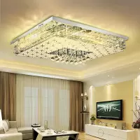 客厅灯2020年新款大厅灯具大气简约现代轻奢水晶灯家用led吸顶灯