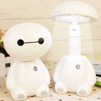 led大白台灯护眼学习折叠充电小台灯工作阅读卡通学生台灯写字灯