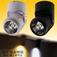 led3w明装单灯客厅电视背景墙灯 吸顶式万向照画聚光墙壁