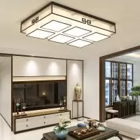 新中式吸顶灯套餐组合长方形客厅灯简约现代卧室灯中国风餐厅灯具