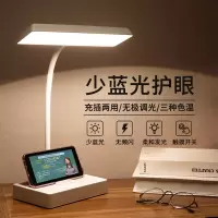 专用插电小学生用床头台风台灯护眼书桌可两用卧室儿童学习充电式