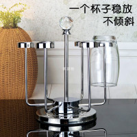 杯架水杯挂架创意家用杯子架304不锈钢沥水杯架收纳玻璃杯置物架