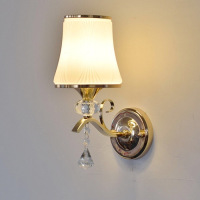 壁灯床头灯简约现代卧室阳台过道客厅led灯具水晶背景墙走廊墙壁