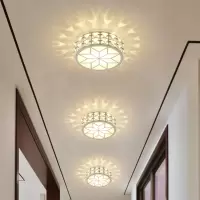 led走廊灯过道灯玄关灯门厅入户灯超亮水晶进门灯吊顶灯天花筒灯