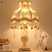 家用温馨浪漫奢华暖光可调光欧式台灯卧室床头灯创意婚庆大台灯