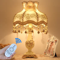 复古时尚创意婚庆礼物客厅温馨奢华书房插电欧式台灯卧室床头台灯