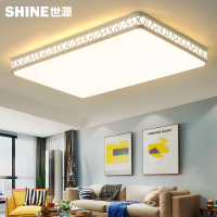 led灯吸顶灯灯具客厅灯长方形简约现代卧室灯大气圆形家用大厅灯