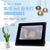 led投光灯广场灯户外灯工程射灯防水照明灯简灯感应灯新农村路灯
