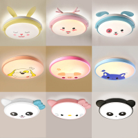 卧室灯儿童房灯简约现代男孩女孩卡通创意房间灯个性led吸顶灯具