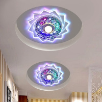 led水晶过道灯走廊灯玄关灯门厅灯客厅嵌入式天花灯射灯吸顶灯