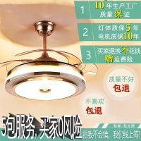 隐形吊扇灯大风力家用客厅餐厅卧室静音遥控风扇灯一体带电扇吊灯