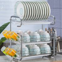 碗筷盘刀碗架用品厨房置物架沥水碗柜餐具架收纳盒晾洗放用具碗碟