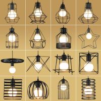 北欧复古吊灯创意个性餐厅吊灯工业风咖啡厅艺术装饰吧台小吊灯具