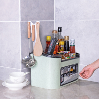 厨房置物架调味料收纳盒架子调料架调味品刀架用品油盐酱醋收纳架