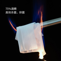 75度酒精消毒湿巾学生随身湿巾独立单片装*50家居办公杀菌