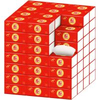 节日喜庆红装36包10包整箱抽纸本色面巾纸家用卫生餐巾纸纸抽|36包全家福喜庆装