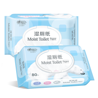 湿厕纸私处清洁女性经期卫生湿巾成人男女用房事厕湿巾|家用2包160片