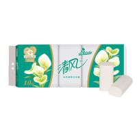 原木卷筒纸75g10卷卫生纸手纸厕纸无芯卷纸3层家用纸巾|马蹄莲800g无芯卷纸 3提30卷装强力推荐