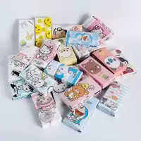 印花手帕纸可爱卡通图案面巾纸彩色餐巾纸可湿水印花纸|38包可爱卡通印花手帕纸