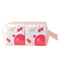 厂家直销简爱喷浆加厚4层100张方巾纸,随身包纸巾,面巾纸手帕纸|20包