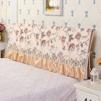 全包床头套床头罩弹力简约现代布艺实木床防撞头靠背罩防尘保护套|连理枝咖 1.9cm