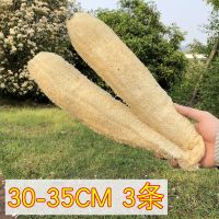 天然丝瓜络洗碗丝瓜瓤搓澡巾中药材下奶丝瓜藤百洁布厨房刷碗海绵|30-35CM长[3条]