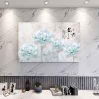 升级版电视机防尘罩布布艺家用42寸55寸58寸6|四朵花(加厚布料/后衬加长) 70英寸(宽160*高98cm)