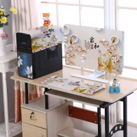 电脑罩防尘罩台式电脑蒙布液晶显示器键盘主机保护套屏幕盖布防尘|家和三件套 32英寸