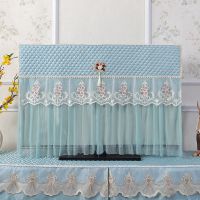 多尺寸新款电视机罩防尘罩液晶电视罩高档蕾丝布艺加棉壁挂电视罩|一见钟情绿色 茶几罩80*130*40cm
