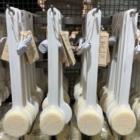 日本洗澡刷子长柄搓背不求人擦后背冲凉沐浴刷搓泥软毛搓澡神器|沐浴刷-象牙白