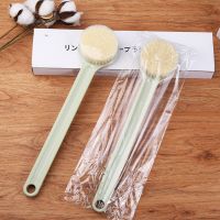 日本洗澡刷子长柄搓背不求人擦后背冲凉沐浴刷搓泥软毛搓澡神器|沐浴刷-湖绿色